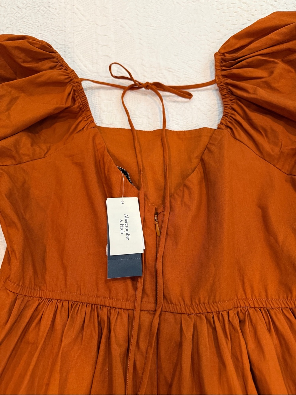 NWT Abercrombie & Fitch Open Back Romper Size Medium M - Picture 3 of 6